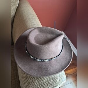 Pendleton Brown Fedora with Decorative Black Band